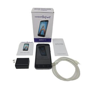 Coolpad Defiant Smartphone (MetroPCS) 8GB Gray w/ Box & Manual